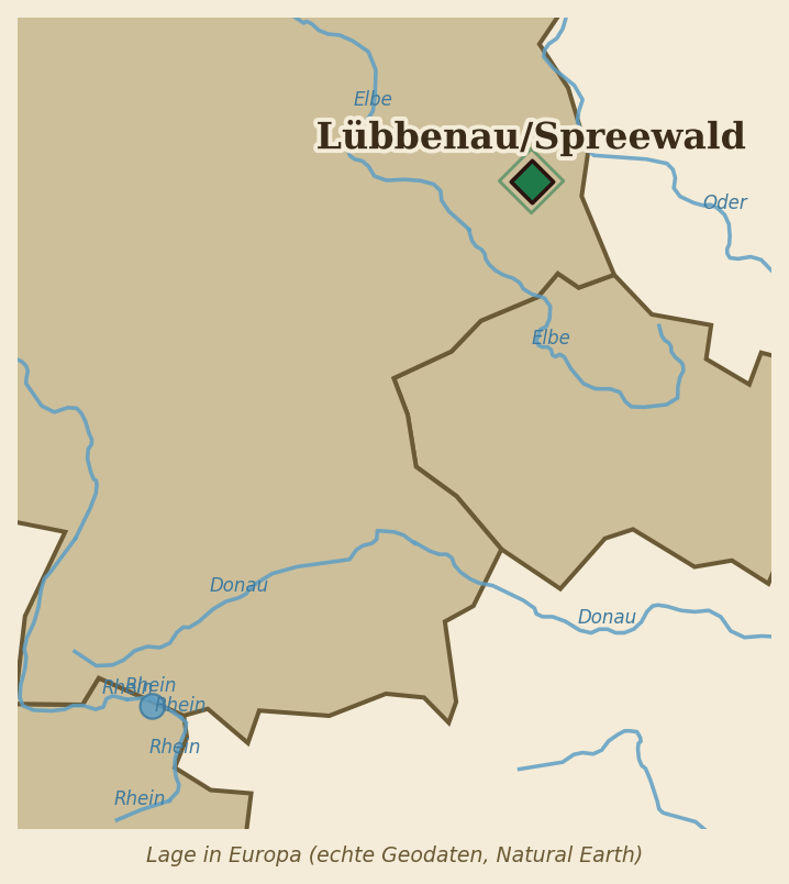 Lagekarte Lübbenau